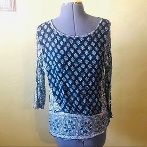Lucky Brand Blue Longsleeve Shirt Size S/P